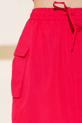 Kargo Cep Etek Bordo - Kadın Giyim Modelleri