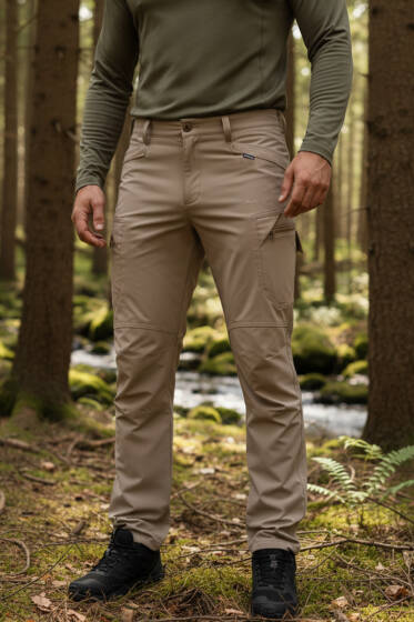 Kargo Cepli Avcı Erkek Pantolon Bej - Erkek Pantolon