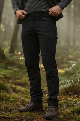 Kargo Cepli Avcı Erkek Pantolon Siyah - GAVAZZİ