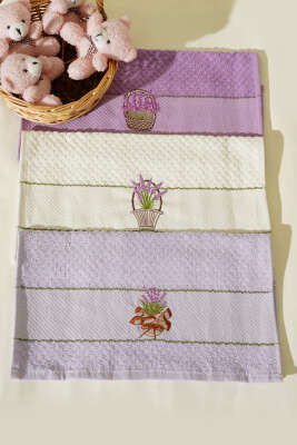 Karışık Desen 3'Lü Havlu Asorti 1 - HAVLU TAKIMLARI