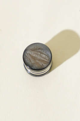 Karışık Desen Eşarp Mıknatısı Füme 