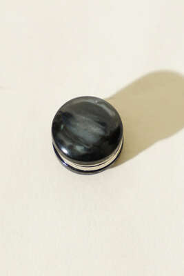 Karışık Desen Eşarp Mıknatısı Siyah Ekru - İğne ve Klips