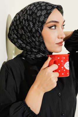 Karışık Desen Flamu Cotton Eşarp Asorti 1 - Başörtüsü