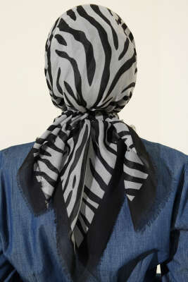 Karışık Desen Flamu Cotton Eşarp Asorti 10 - Başörtüsü