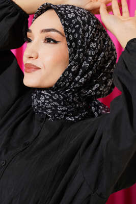 Karışık Desen Flamu Cotton Eşarp Asorti 4 