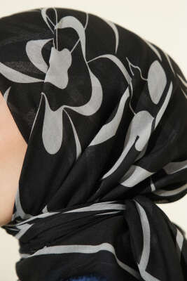 Karışık Desen Flamu Cotton Eşarp Asorti 7 - Başörtüsü