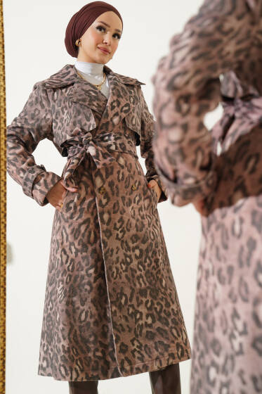 Karışık Desen Kuşaklı Kaban Taba - Kaban