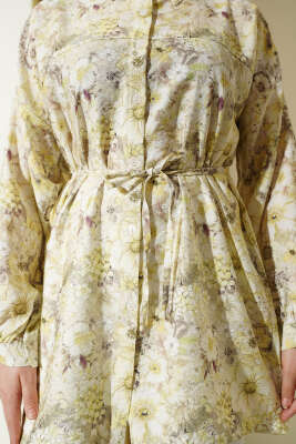 Karışık Desenli İp Kuşaklı Gömlek Asorti 10 - Gömlek