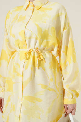 Karışık Desenli İp Kuşaklı Gömlek Asorti 3 - Gömlek