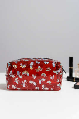 Karışık Desenli Makyaj Çantası Asorti 10 