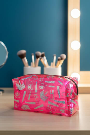 Karışık Desenli Makyaj Çantası Asorti 7 - Günün Seçilenleri