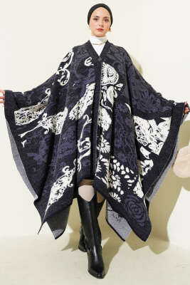 Karışık Desenli Panço Lacivert - ULUDAĞ TRİKO