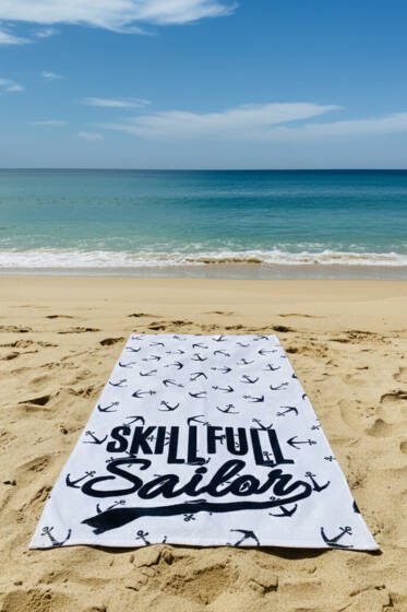 Karışık Desenli Yüksek Emici Plaj Havlusu Asorti 1 - Banyo Havlusu