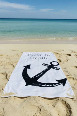 Karışık Desenli Yüksek Emici Plaj Havlusu Asorti 2 