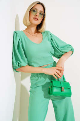 Karpuz Kol İkili Takım Benetton - Kadın Giyim Modelleri