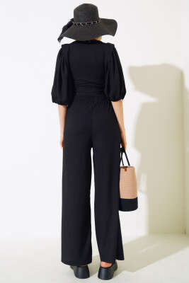 Karpuz Kol İkili Takım Sİyah - Kadın Giyim Modelleri