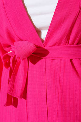 Kaş Kimonolu İkili Takım Fuşya - İKİLİ TAKIM