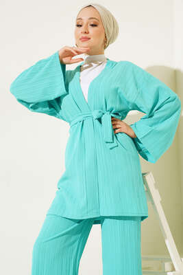 Kaş Kimonolu İkili Takım Mint - İKİLİ TAKIM