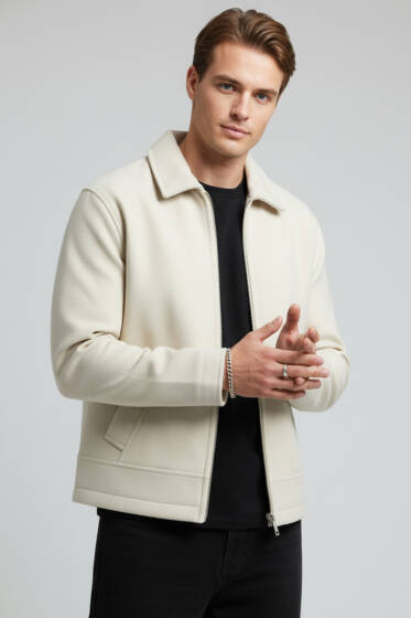 Kaşe Erkek Mont Taş - Erkek Mont