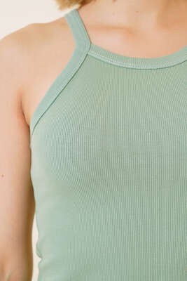 Kaşkorse Askılı Body Çağla Yeşili - Kadın Giyim Modelleri