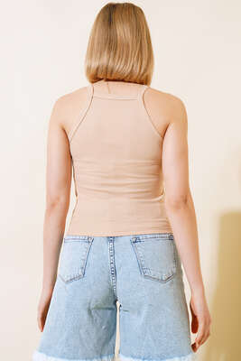 Kaşkorse Askılı Body Latte - Kadın Giyim Modelleri