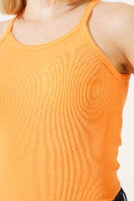 Kaşkorse Askılı Body Oranj - Bluz