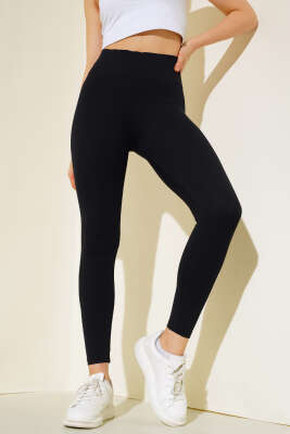 Kaşkorse Dar Tayt Siyah - Kadın Giyim Modelleri