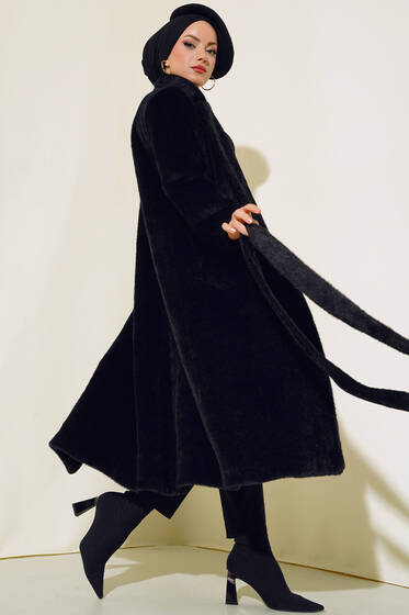 Kaşmir Kaban Siyah - Kaban