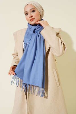 Kaşmir Omuz Şalı Bebe Mavi - Omuz Şalı