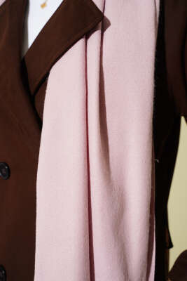 Kaşmir Omuz Şalı Pudra - Omuz Şalı