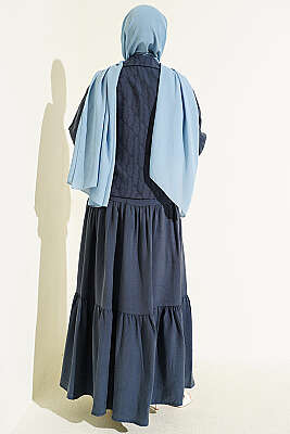 Kat Kat Tensel Jileli Takım İndigo - İkili Takım