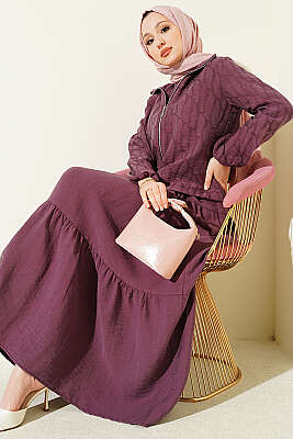 Kat Kat Tensel Jileli Takım Magenta - MUSTİ