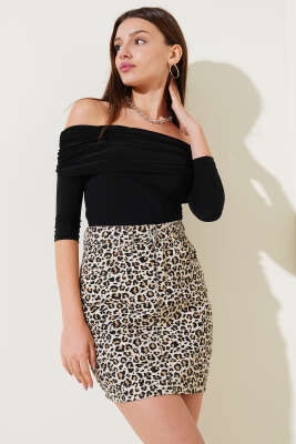 Kayık Yaka Basic Sandy Bluz Siyah - Kadın Giyim Modelleri