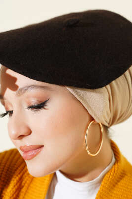 Keçe Basic Ressam Şapka Acı Kahve - Şapka