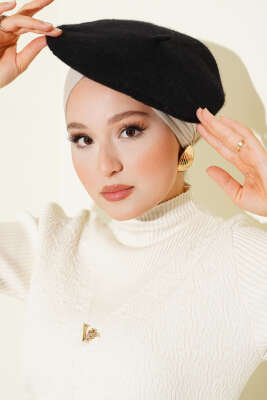 Keçe Basic Ressam Şapka Siyah - Şapka