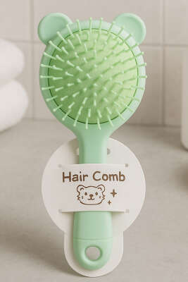 Kedi Figürlü Tarak Yeşil - NEW WELL