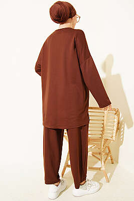 Kelebek İşlemeli İkili Takım Kahve - İkili Takım