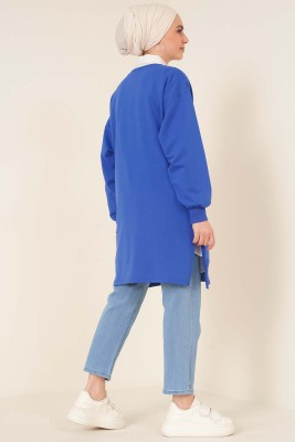 Kelebekler Serisi Tunik Saks - Tunik