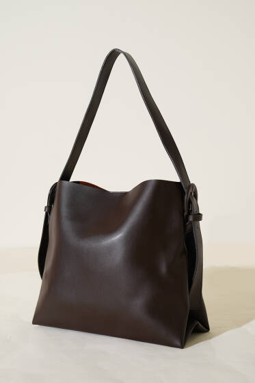 Kemer Tokalı Kol Çanta Acı Kahve - Kol Çantası