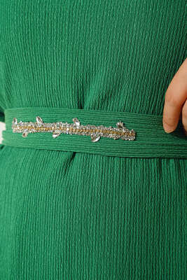Kemeri Taş Detaylı Tunik Pantolon Takım Benetton - Thumbnail