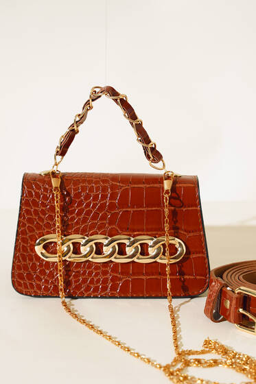 Kemerli Bel Çantası Taba - Bel Çantası