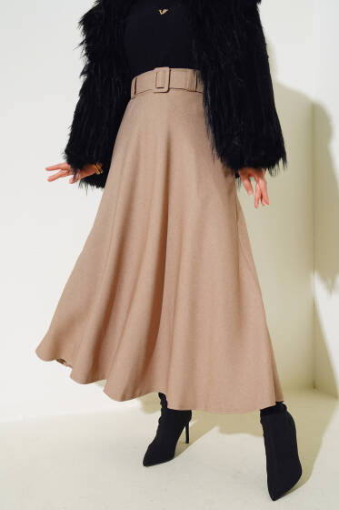 Kemerli Kloş Etek Bisküvi - Etek