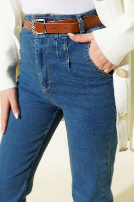 Kemerli Palazzo Kot Pantolon Tintli - 500-700 TL Ürünler