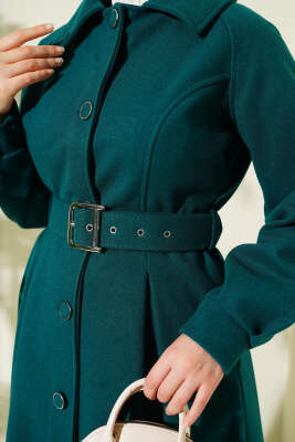 Kemerli Uzun Kaşe Kaban Zümrüt - Kaban