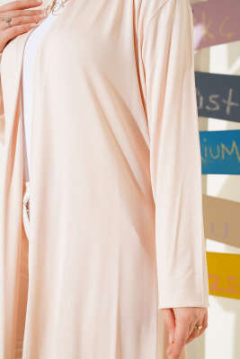 Kendinden Kuşaklı Basic Hırka Bej - 100-300 TL Ürünler