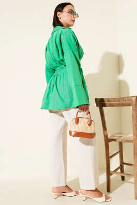 Kendinden Kuşaklı Önü Büzgülü Tunik Benetton - 500-700 TL Ürünler