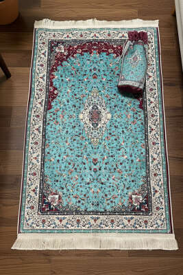 Keseli Motifli Seccade Bordo 