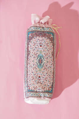 Keseli Motifli Seccade Pembe - SECCADE