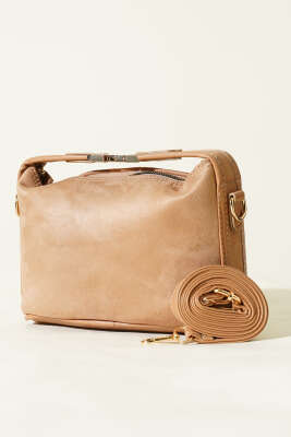 Kilit Sap Detaylı Süet Çanta Latte - DESREE KEMER