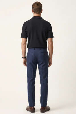 Kısa Kol Fitilli Erkek Gömlek Siyah - Erkek Gömlek